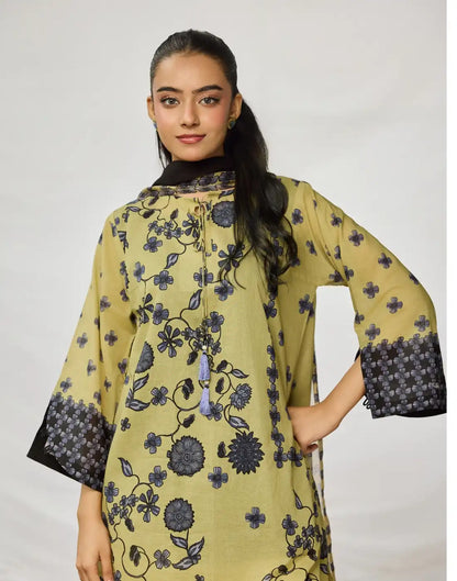 3pcs printed suit.