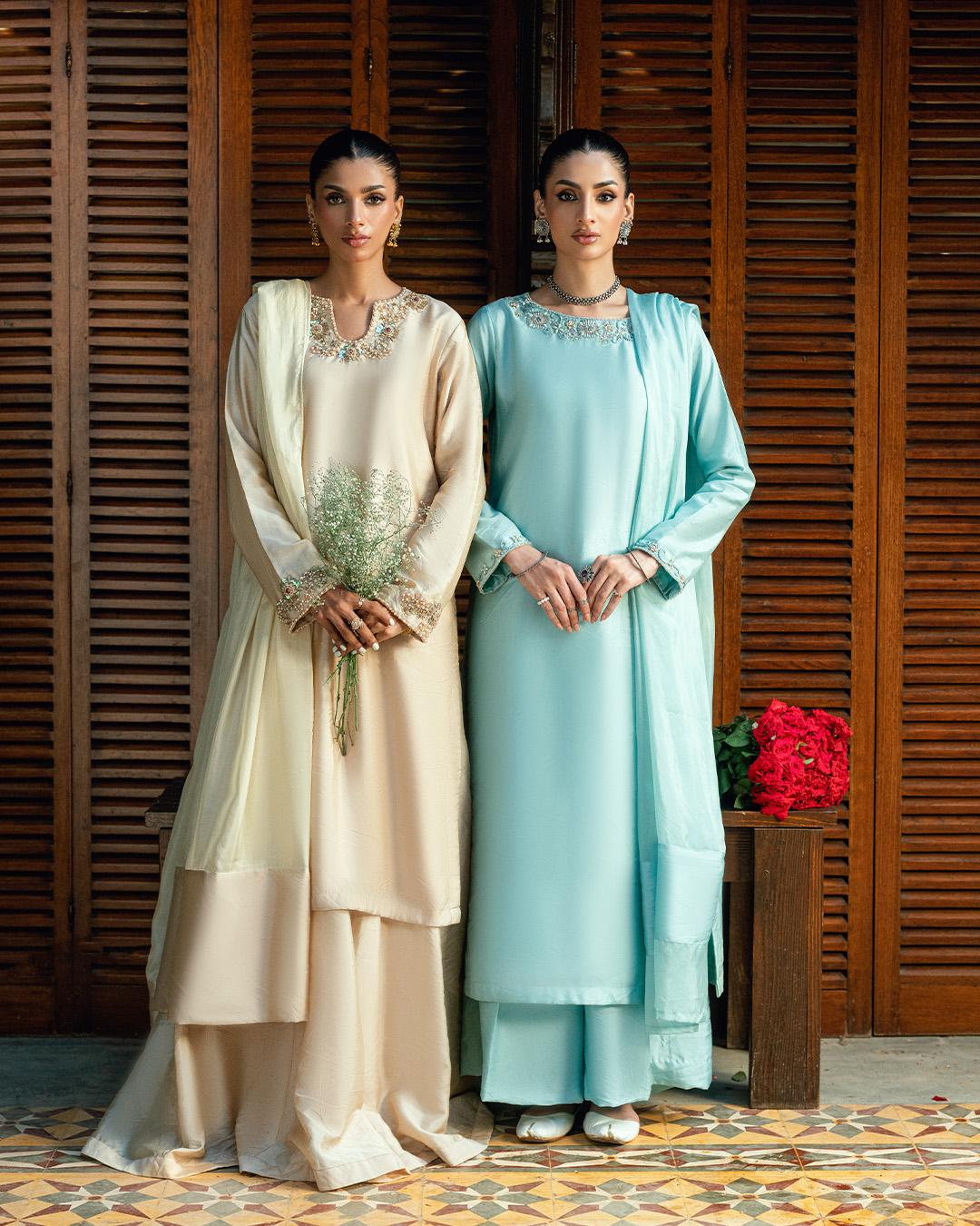 Hand Embellished 3pcs Suit