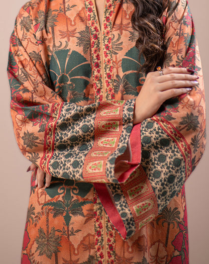 PRINTED 1PCS CHAMBRAY SHIRT