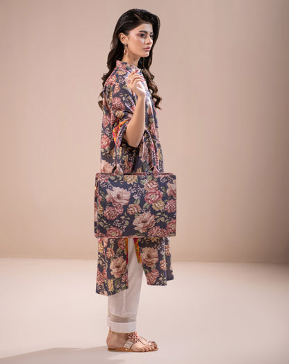 PRINTED 1PCS CHAMBRAY SHIRT