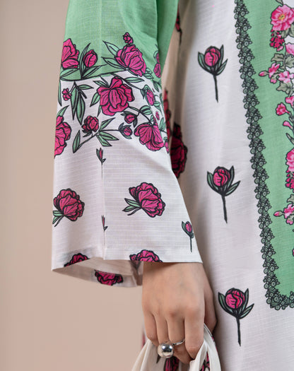 PRINTED LINEN 3PCS SUIT