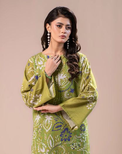 PRINTED KHADDAR 2PCS SUIT