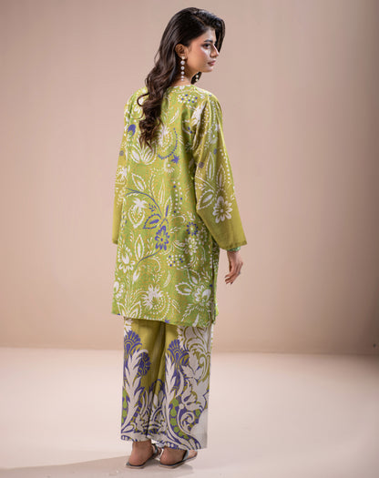 PRINTED KHADDAR 2PCS SUIT