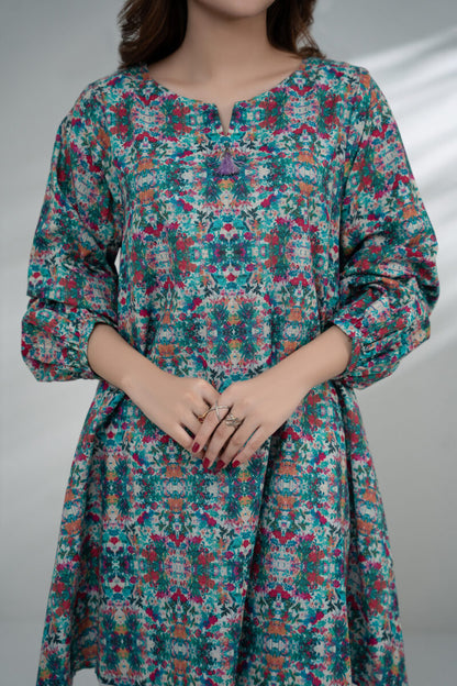 ONE PC PRINTED KHADDAR TOP