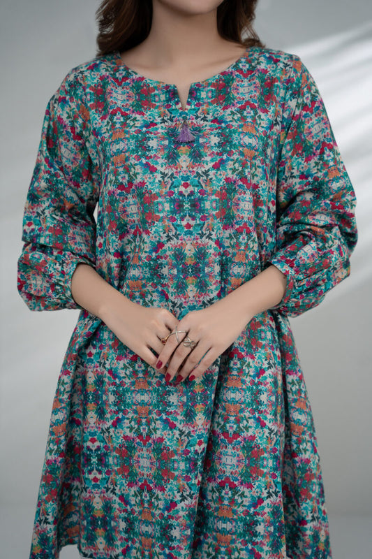 ONE PC PRINTED KHADDAR TOP