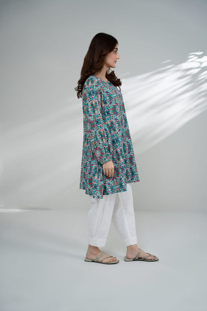 ONE PC PRINTED KHADDAR TOP